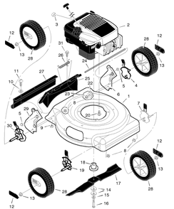Part Location Diagram of 672600A Murray DISCONTINUED